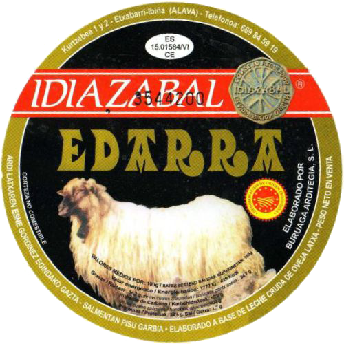 Queso Idiazabal Edarra Natural