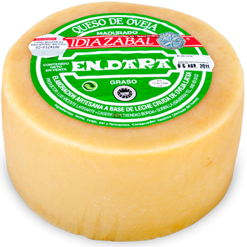 Queso Idiazabal Endara Natural